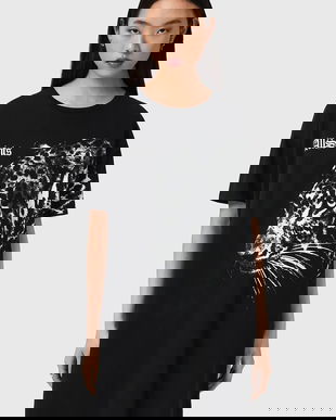 AllSaints rochie din bumbac ZAYA