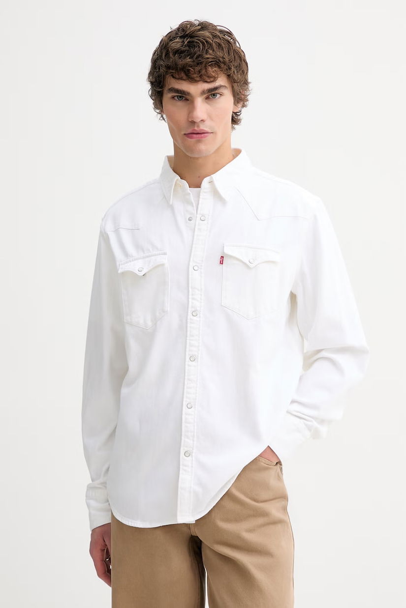 Levi's cămașă jeans BARSTOW WESTERN STANDARD