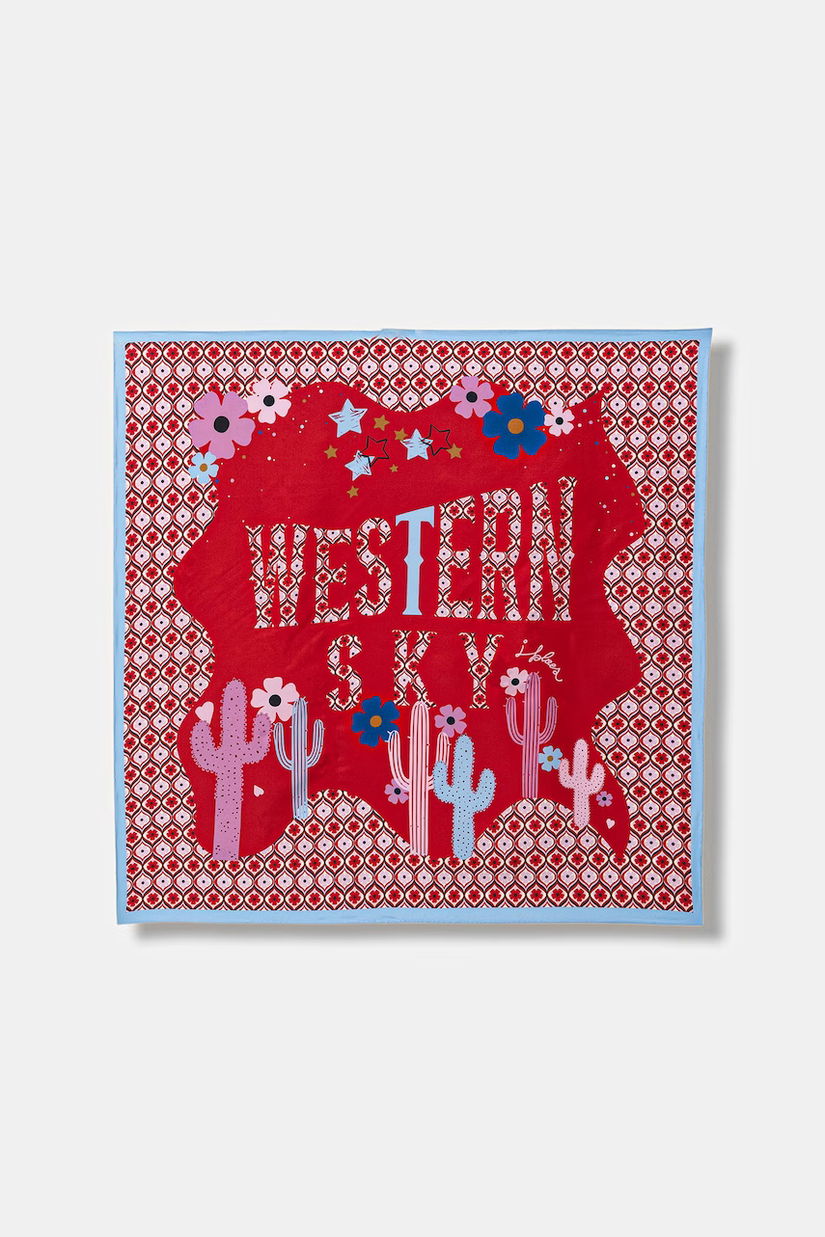 IBlues eșarfă de mătase ALARE