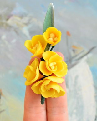 Frezii- Brosa buchet