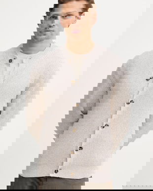 Sisley cardigan din bumbac