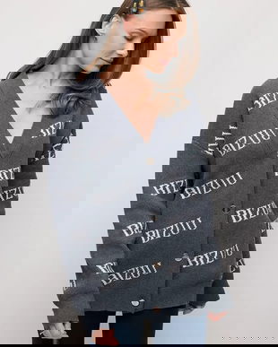 Bizuu cardigan din bumbac KYLE