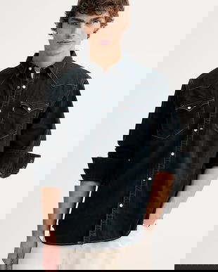 Levi's cămașă jeans BARSTOW WESTERN STANDARD