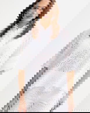 Ermanno Firenze bluză din bumbac