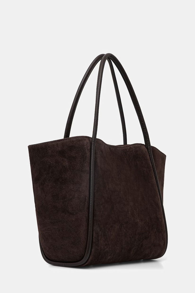 Answear.LAB geanta de mana din piele intoarsa