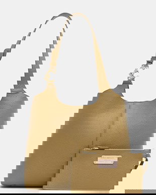 Coccinelle poșetă de piele COCCINELLE C-EASY