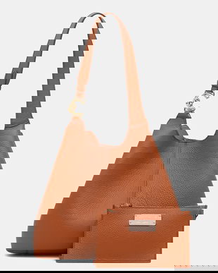 Coccinelle poșetă de piele COCCINELLE C-EASY