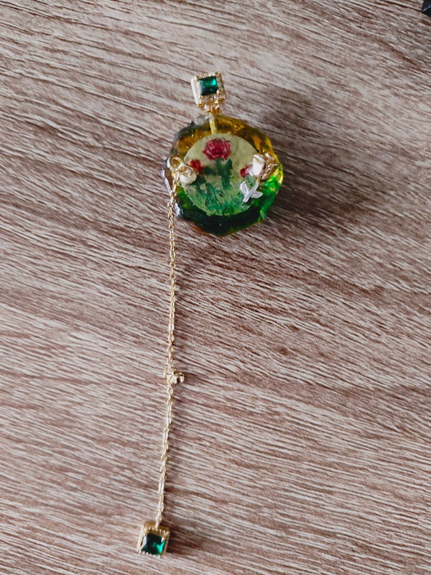 Colier argint "Parfum de primăvară"