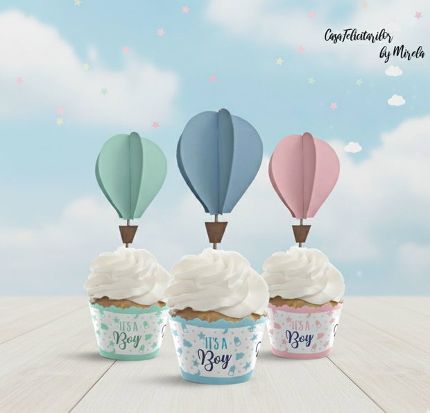 Balon cu aer cald- toppere tridimensionale