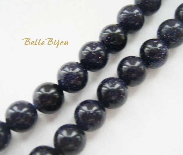 Blue goldstone 6 mm
