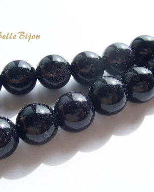 Blue goldstone 8 mm