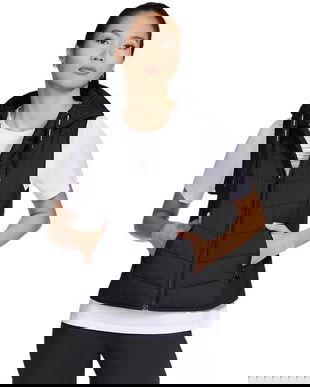 Vesta femei Skechers Performance Elite Cozy Fit Hooded JA212-BLK, XS, Negru