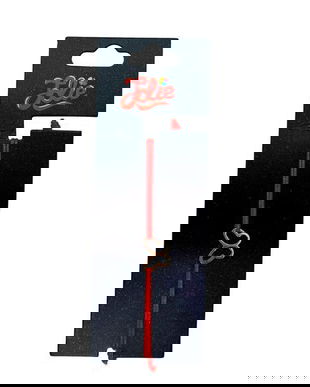 Brățară din inox argintiu cu șnur roșu pentru copii, model Fluturaș Delicat, reglabilă