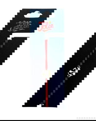 Brățară din inox argintiu cu șnur roșu pentru copii, model Coroană, reglabilă