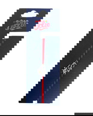 Brățară din inox argintiu cu șnur roșu pentru copii, model Inimă cu Trifoi și mesaj MOM, reglabilă