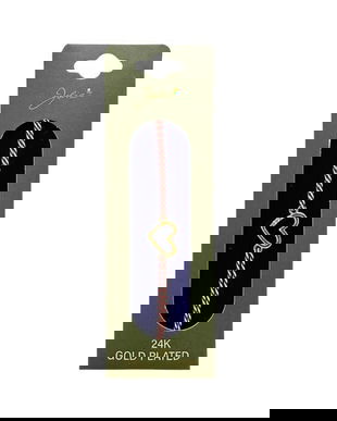 Mărțișor Brățară cu Inimioara , Placată cu Aur 24K, Șnur Tradițional Roșu-Alb