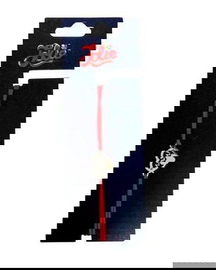 Brățară din inox argintiu cu șnur roșu pentru copii, model Inimă cu mesaj Mama, reglabilă