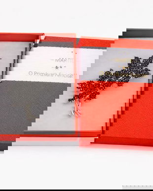 Broșă Elegantă Floare Neagră cu Detalii Argintii &ndash; Mărțișor de Primăvară