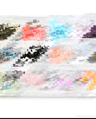 Figurine 3D volumetrice pentru manichiură, set ZSHZ-972