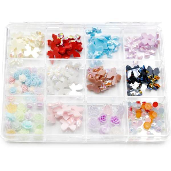 Figurine 3D volumetrice pentru manichiură, set ZSHZ-972