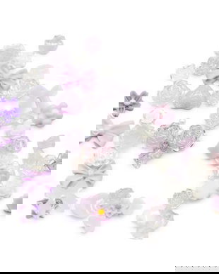 Figurine 3D volumetrice pentru manichiură, set de 50 bucăți D18