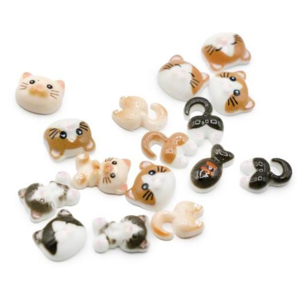 Figurine 3D volumetrice pentru manichiură, set de 50 bucăți D17