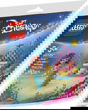 Lego Disney Princess - Distractie muzicala cu Flounder de ziua de nastere a lui Ariel