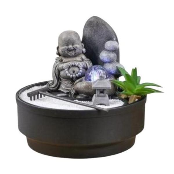 Fantana decorativa Zen de interior cu lumina ambientala