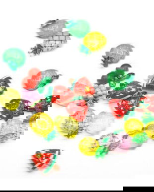 Figurine 3D volumetrice pentru manichiură, set de 50 buc D20