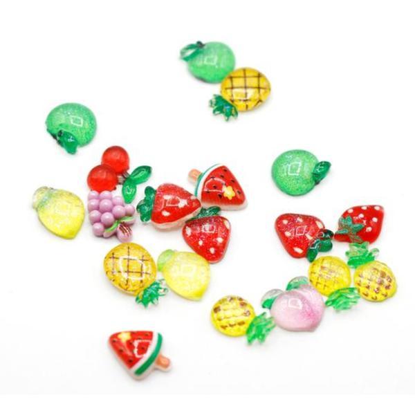 Figurine 3D volumetrice pentru manichiură, set de 50 buc D20