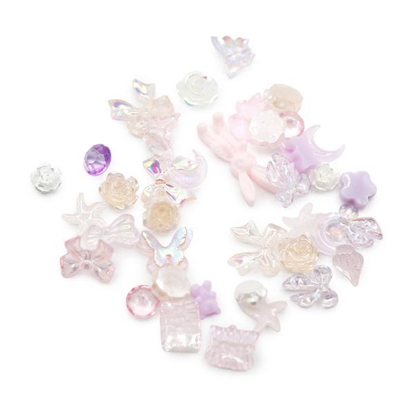 Figurine 3D volumetrice pentru manichiură, set de 50 buc D15