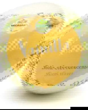 Bila de Baie cu Parfum de Vanilie - Becasan Nature  Bath Fizzer Vainilla, 150 g