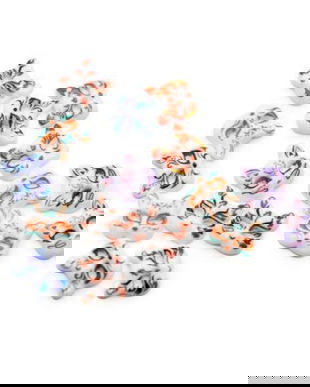 Figurine 3D volumetrice pentru manichiură, set de 50 bucăți D8