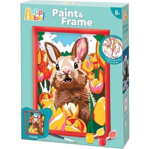 Picteaza si inrameaza: Iepuras vesel