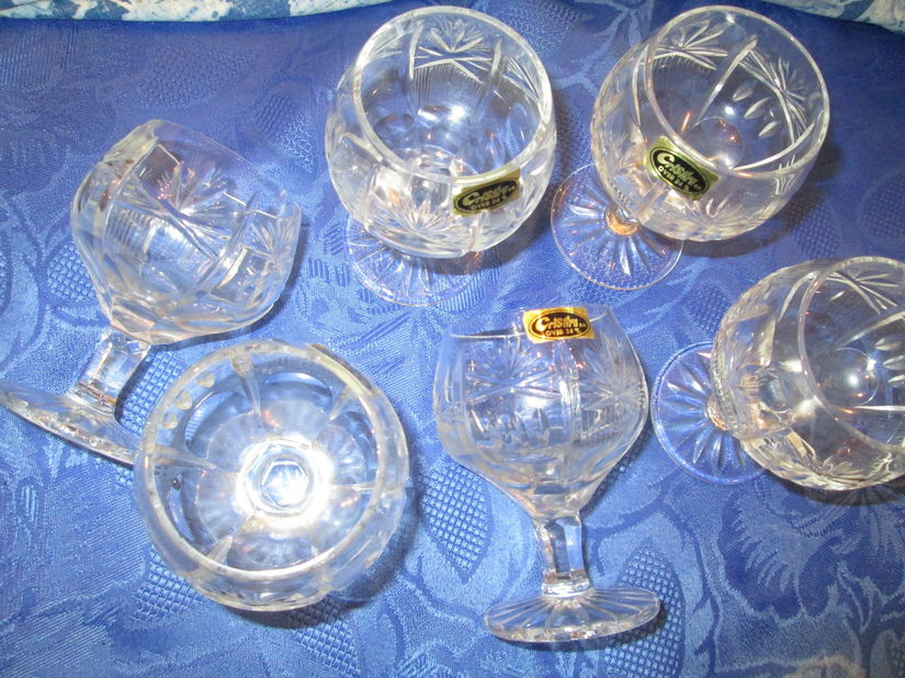 6 pahare cristal