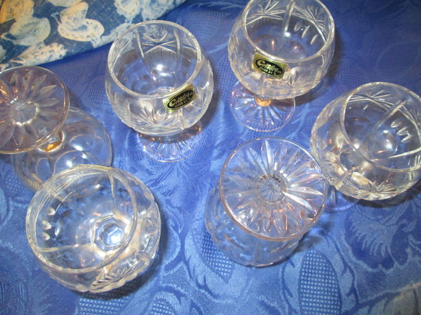 6 pahare cristal