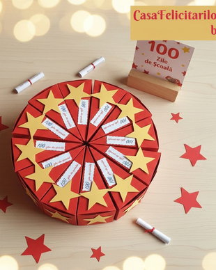 Cutii felie de tort absolvire gimnaziu-liceu