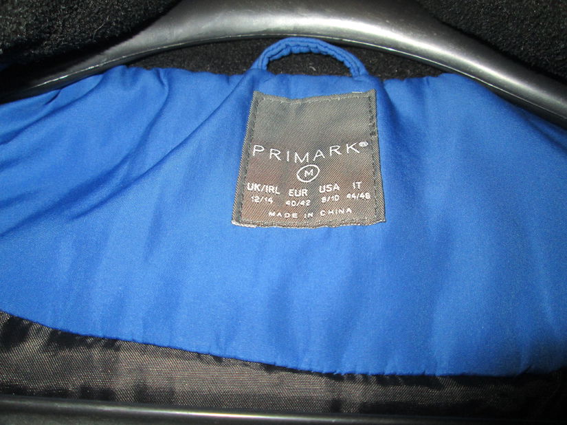 geaca albastra de iarna 40/42