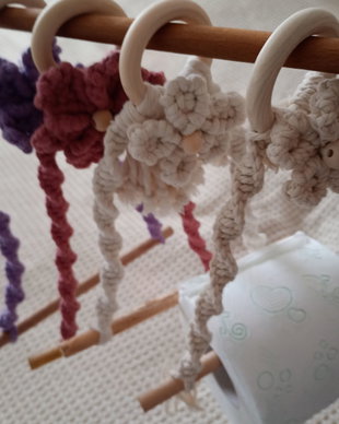 Suport de hârtie igienică macrame