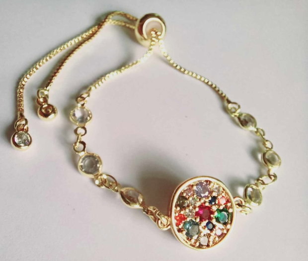 Flori - Zirconia & Gold