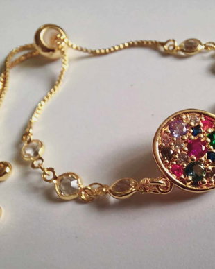 Flori - Zirconia & Gold