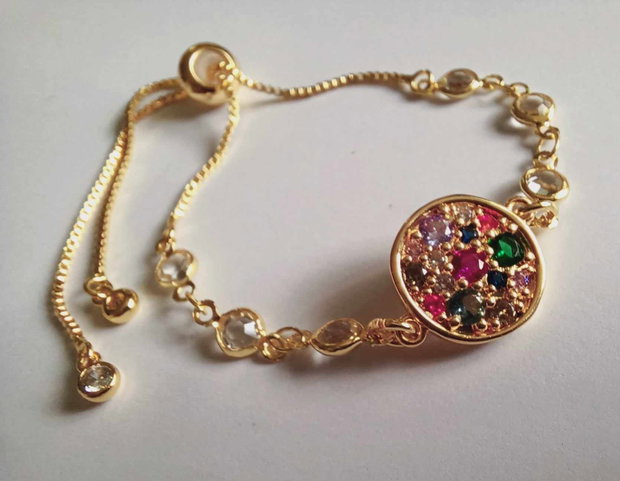 Flori - Zirconia & Gold