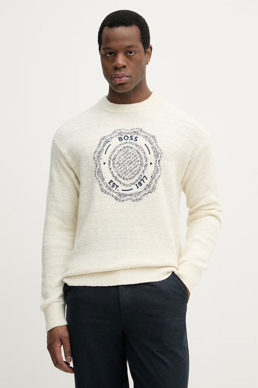 BOSS Orange pulover din amestec de lână Kerbert