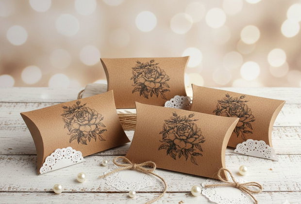 Cutie craft cu trandafiri