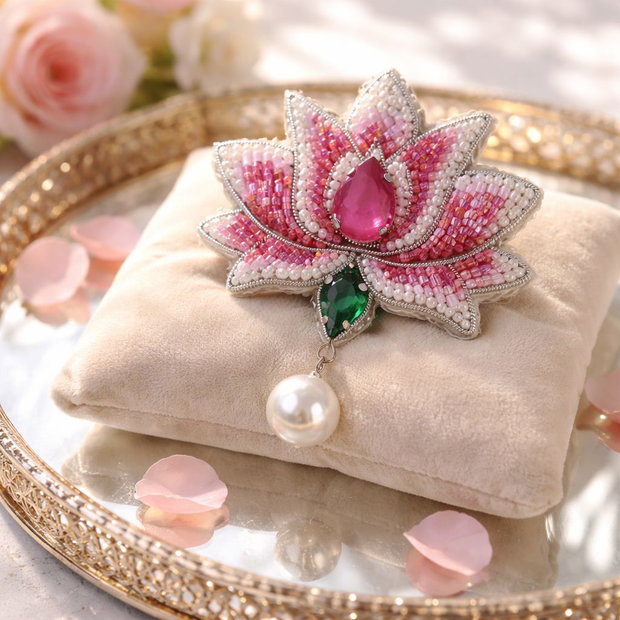 Rezervat Broșa floare de Lotus  Ritual de Răsărit