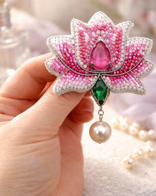Rezervat Broșa floare de Lotus  Ritual de Răsărit