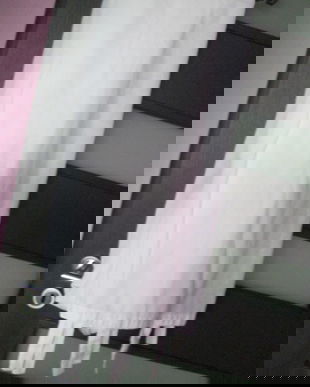 pereche perdele albe Ikea