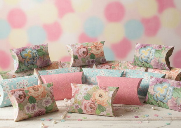 Cutii vintage rose