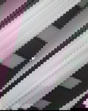 pereche perdele albe H&M Home