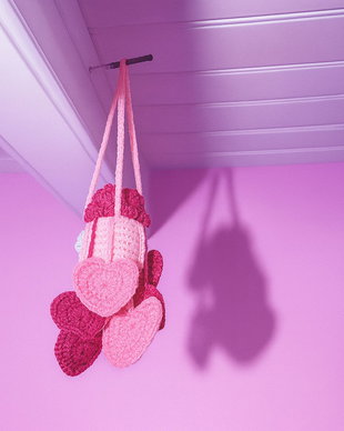 Decor Croșetat Inimă cu Inimă  Cadoul Perfect de Valentine's Day